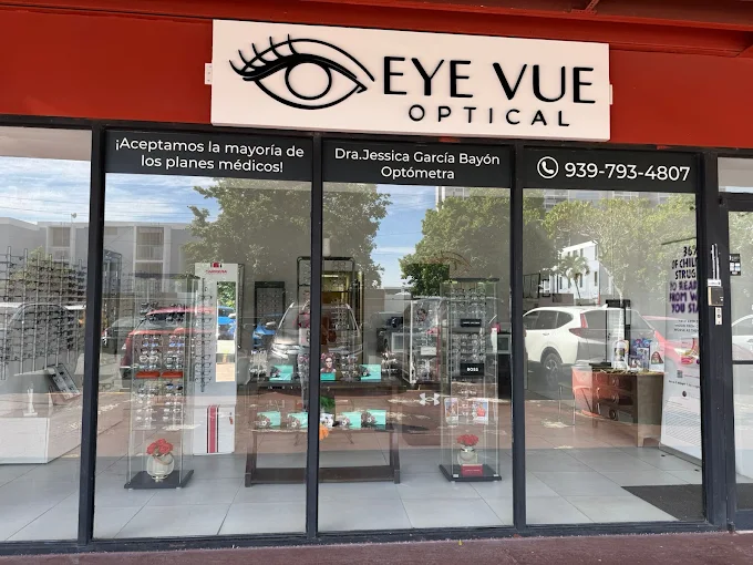 Fachada de Eye Vue Optical en Santa Maria Shopping Center, Guaynabo